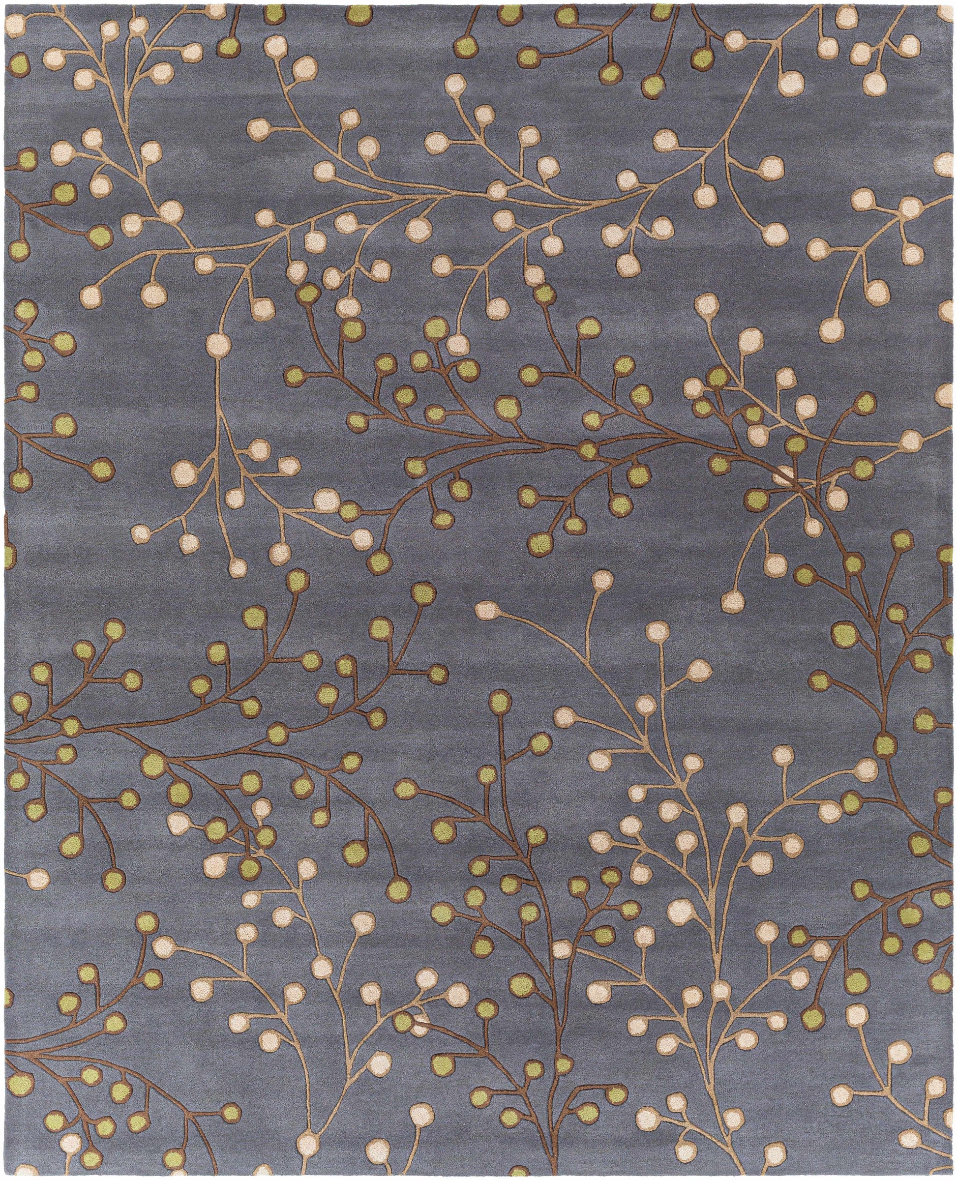 Elsu Brown Beige Wool Rug