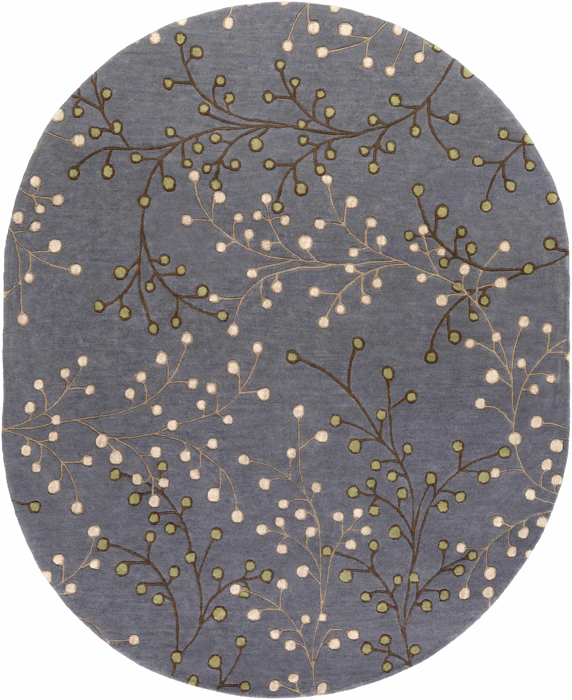 Elsu Brown Beige Wool Rug