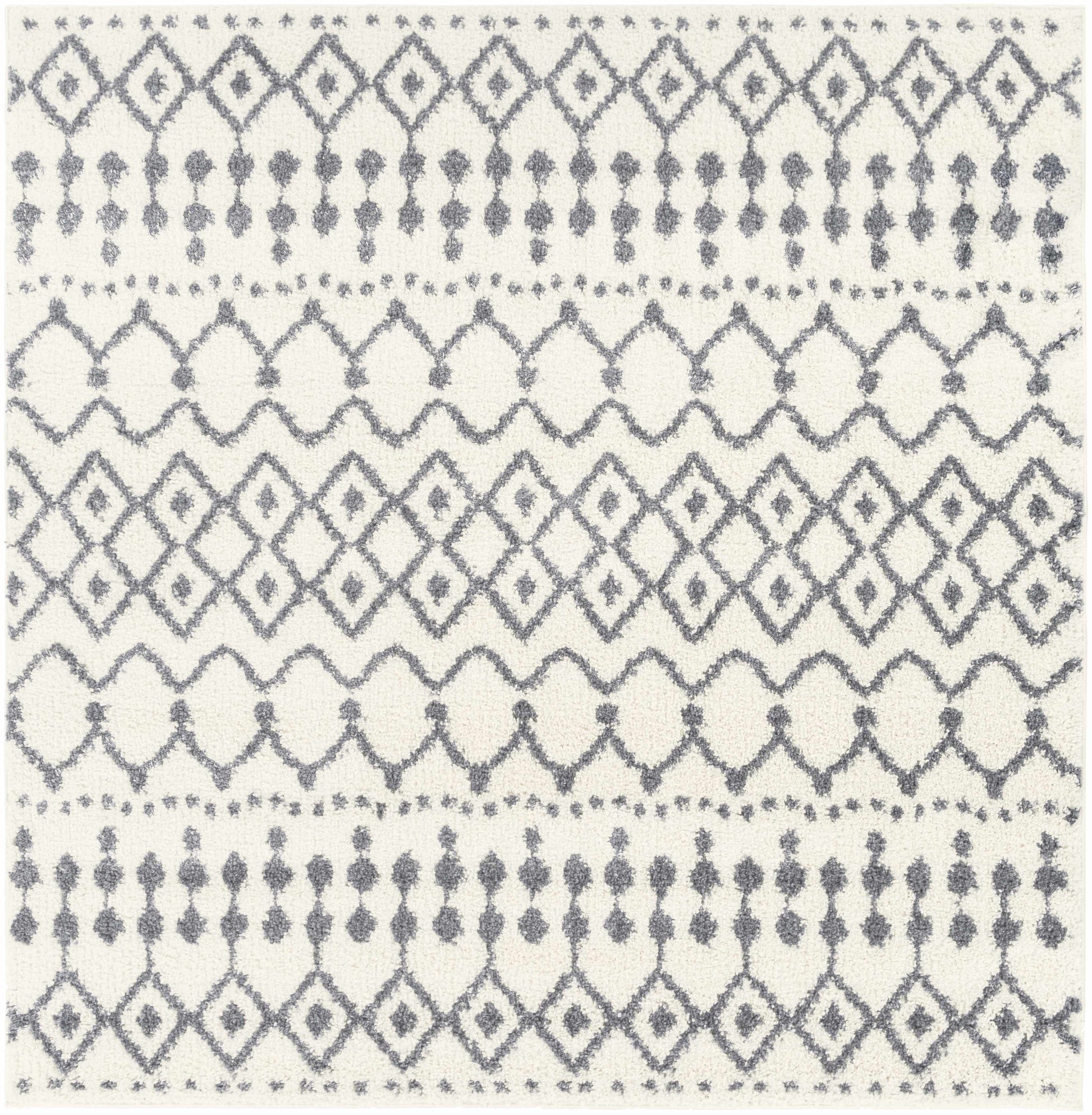 White Gray Navassa Rug - Promo