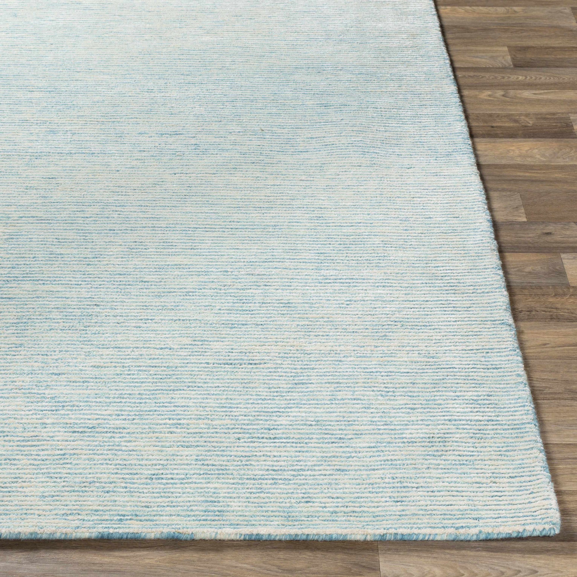 Orcas Hand Tufted Wool-Blend Rug - Ice Blue