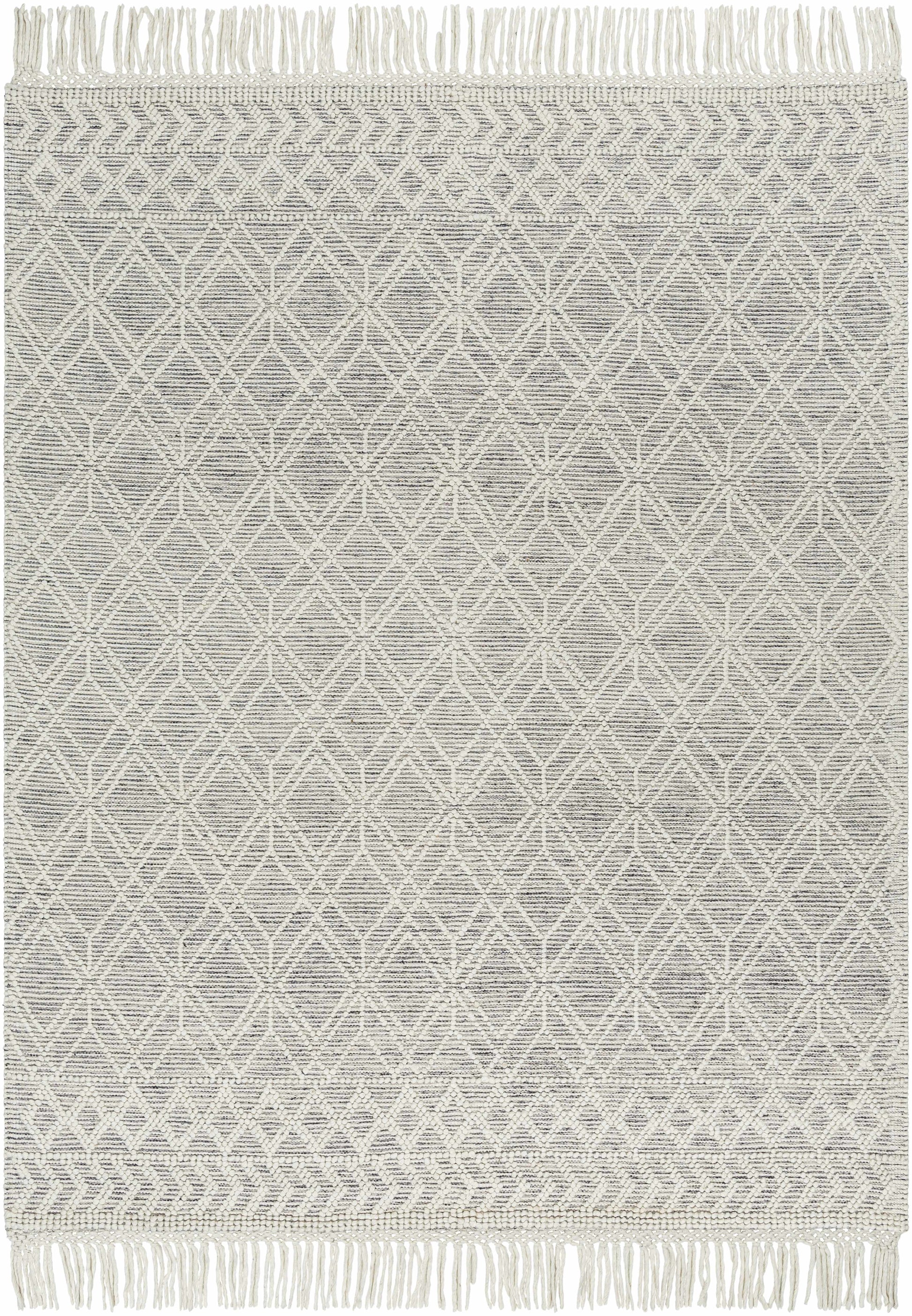 Ossun Wool Rug with Tassels
