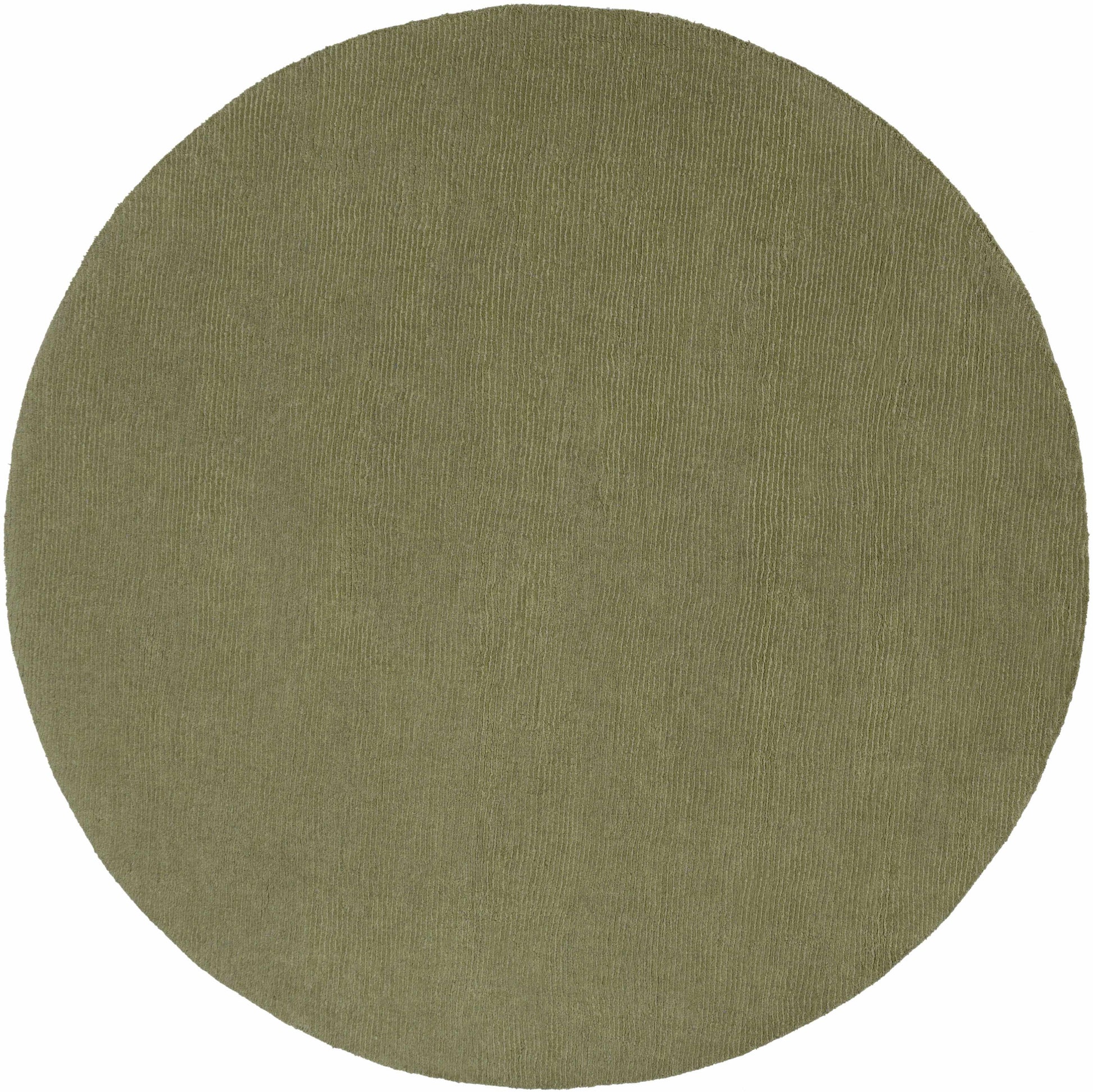 Brockton Solid Sage Green Wool Rug
