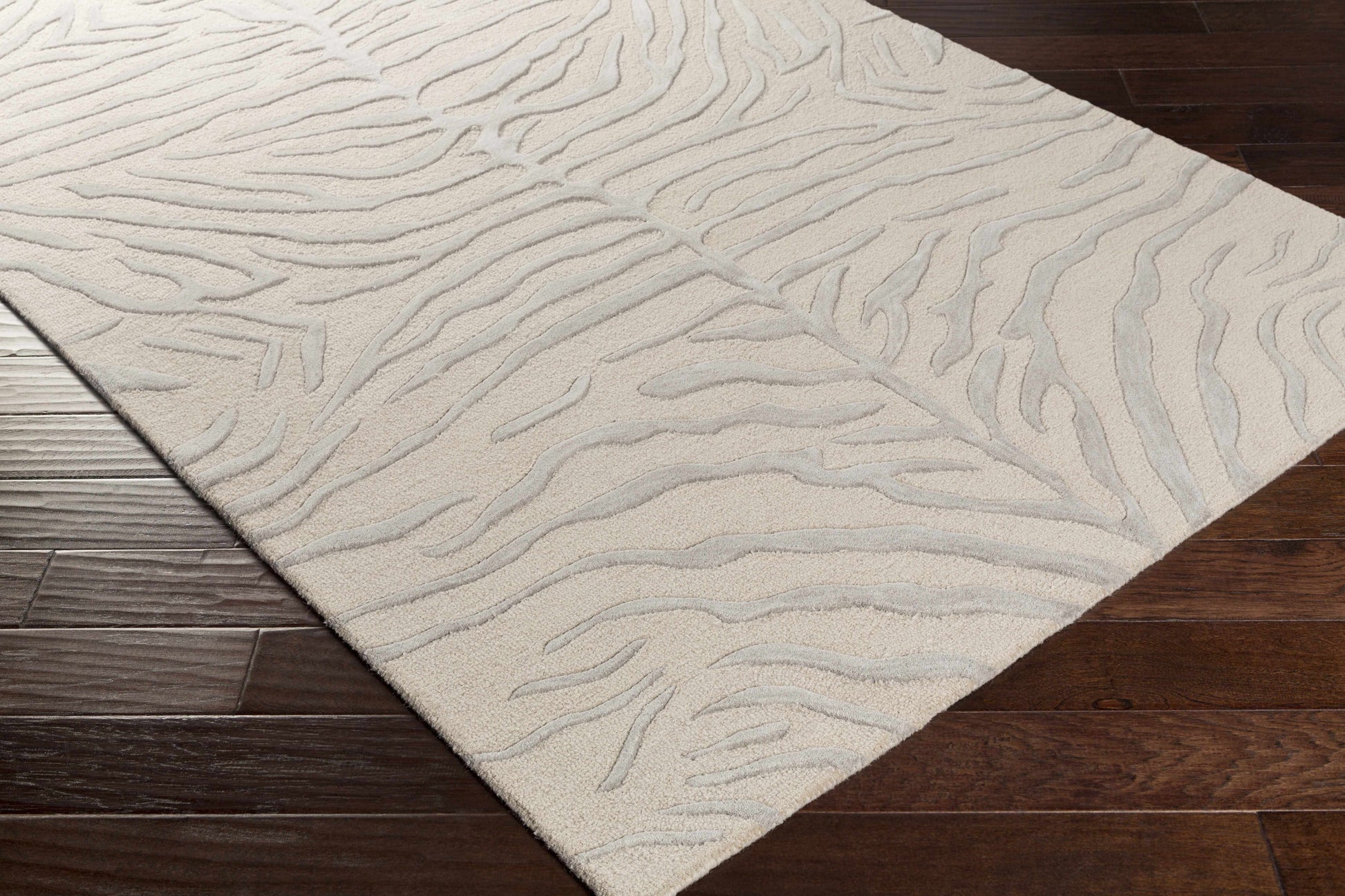 Peora Zebra Print Area Rug