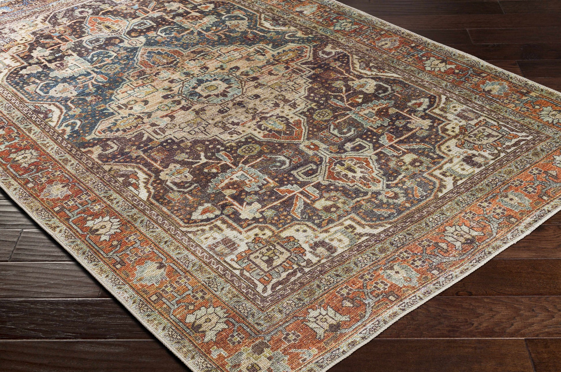 Portlaw Washable Area Rug - Clearance