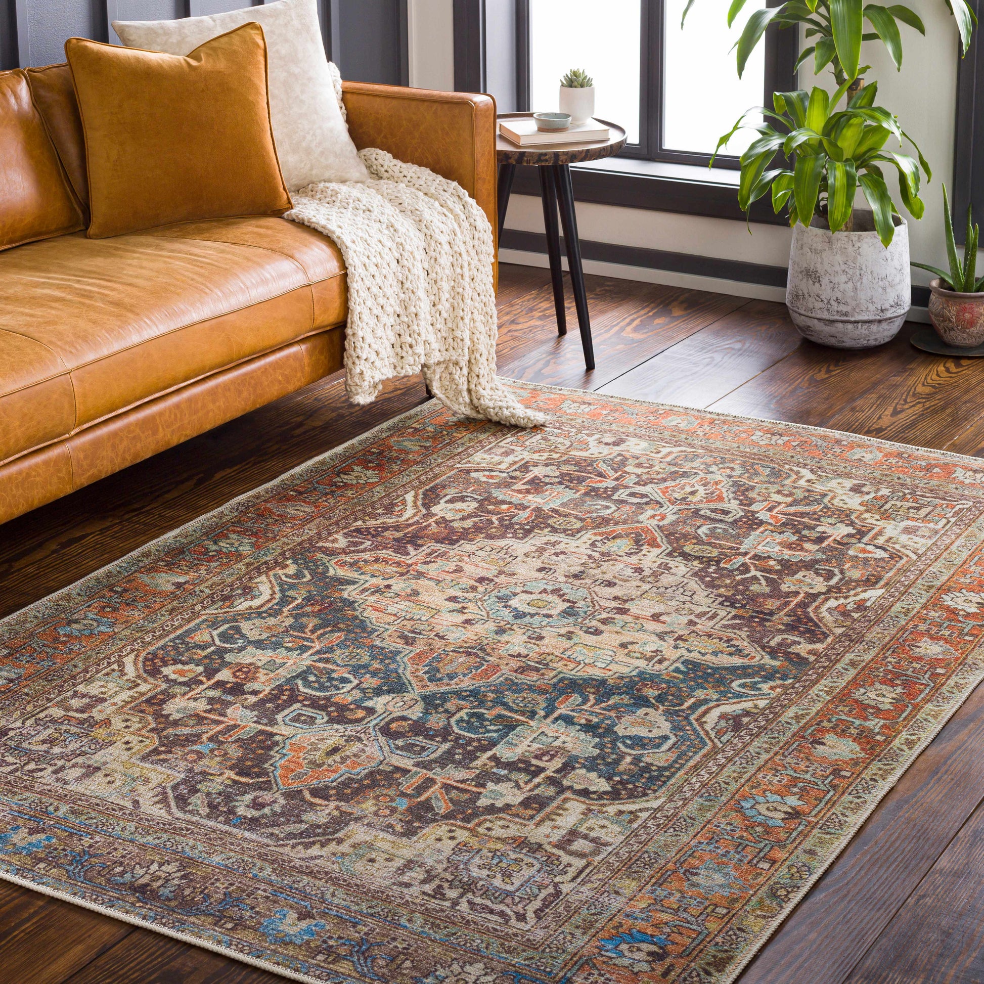 Portlaw Washable Area Rug - Clearance