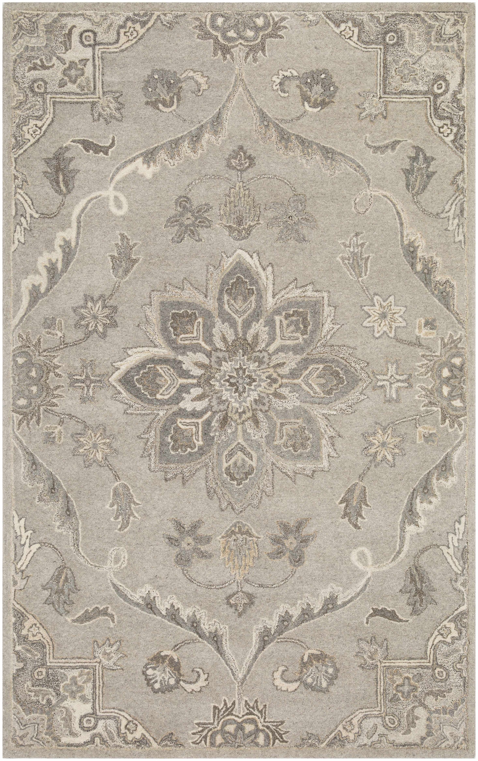 Peterstown Beige Wool Rug