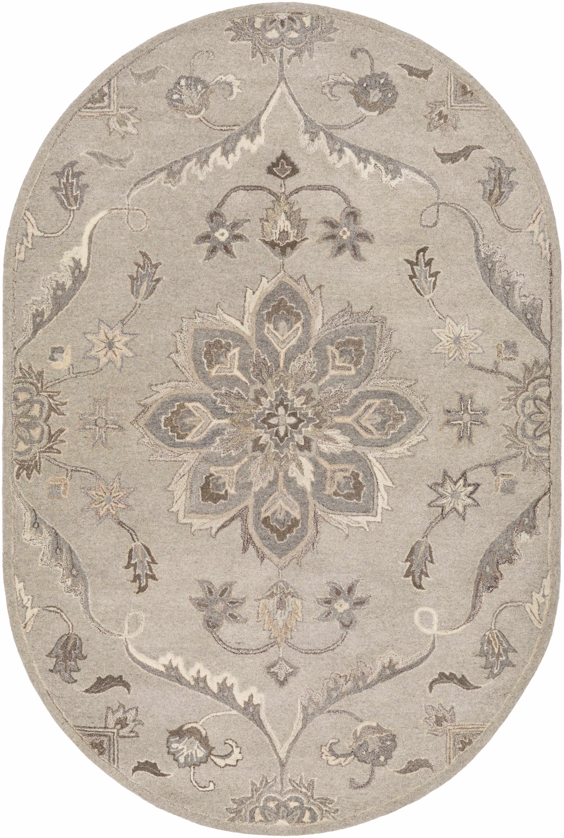 Peterstown Beige Wool Rug