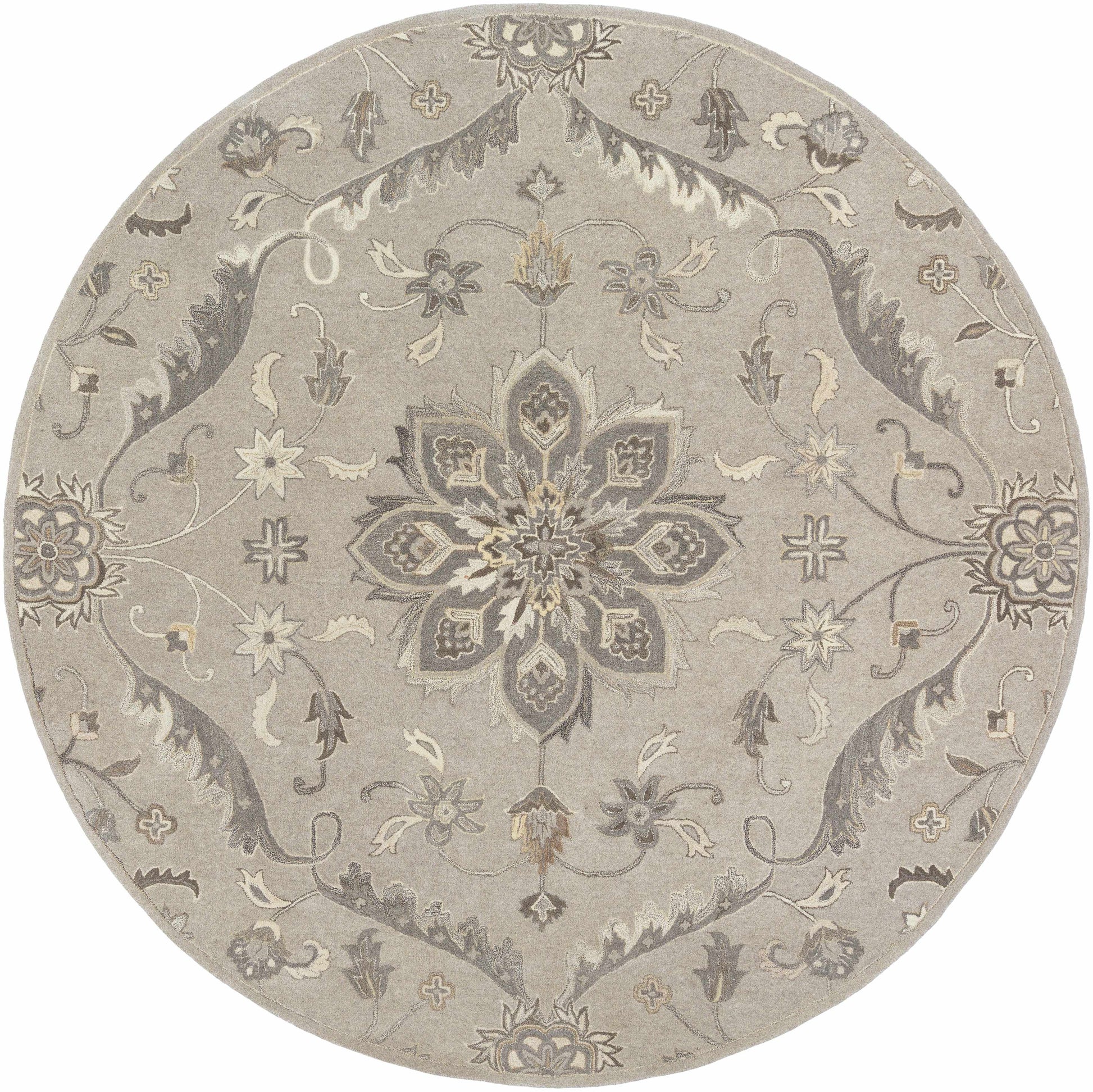 Peterstown Beige Wool Rug