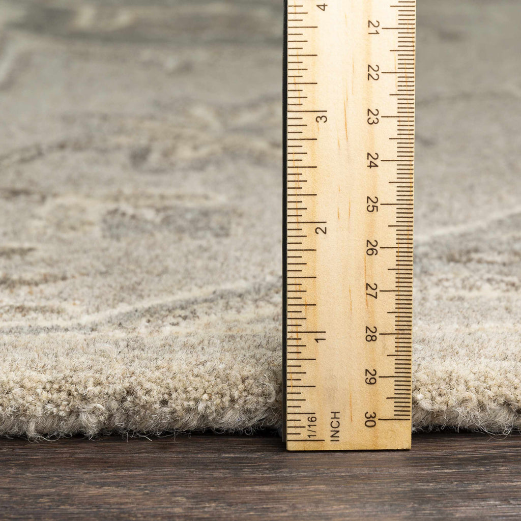 Peterstown Beige Wool Rug