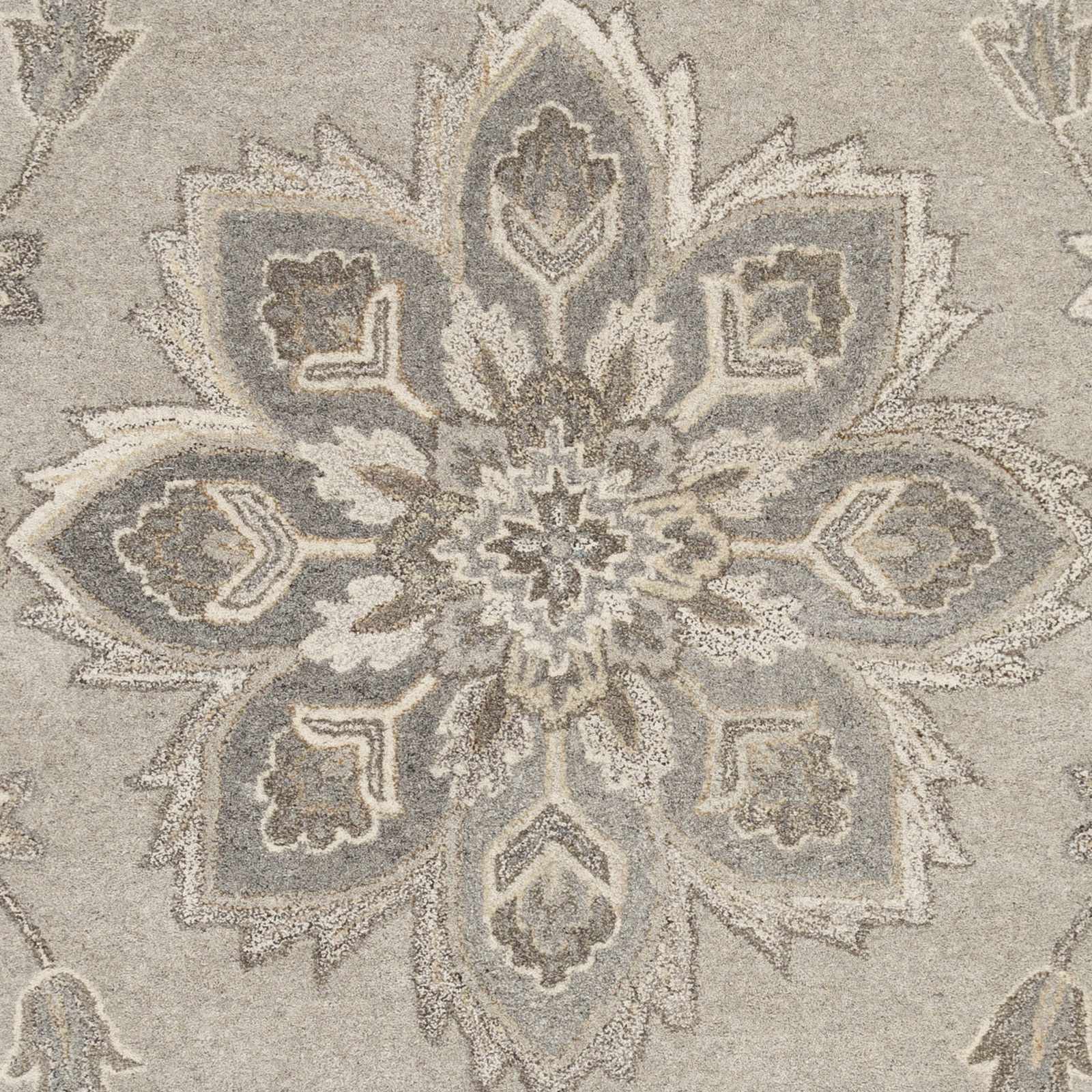 Peterstown Beige Wool Rug