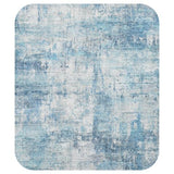 RELEANY Abstract Rug — Blue Teal — Amazon colorway