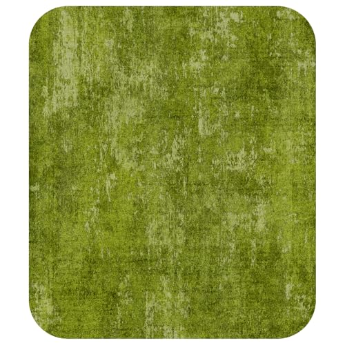 RELEANY Abstract Rug — Grass Green — Amazon colorway
