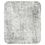 RELEANY Abstract Rug — Gray/White — Amazon colorway