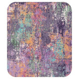 RELEANY Abstract Rug — Purple/Orange/Teal/Green/Red — Amazon colorway