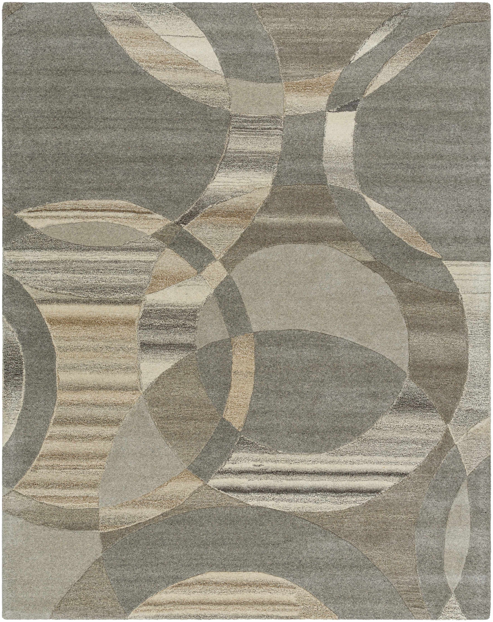 Rillton Modern Wool Rug