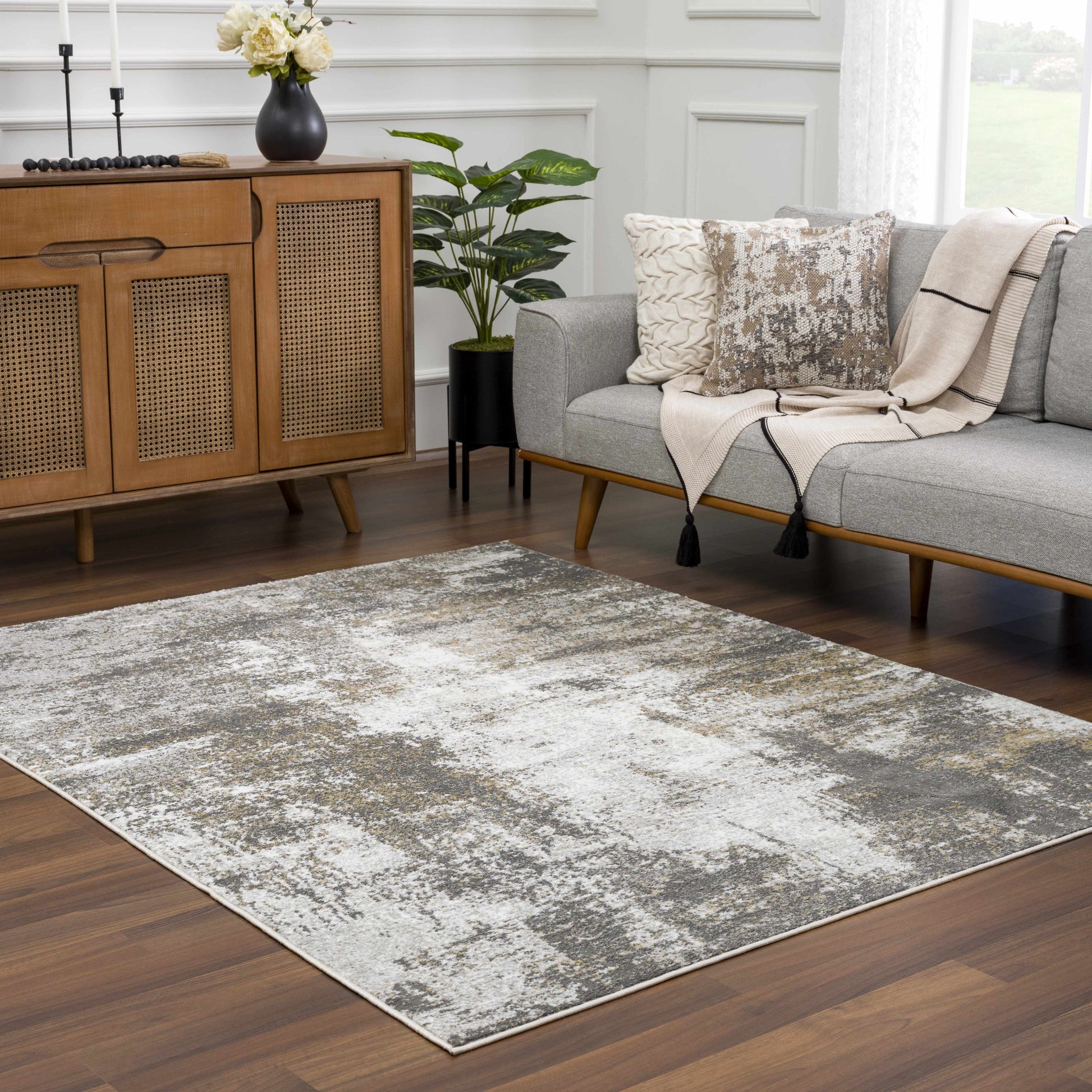 Liveree Abstract  Area Rug - Clearance