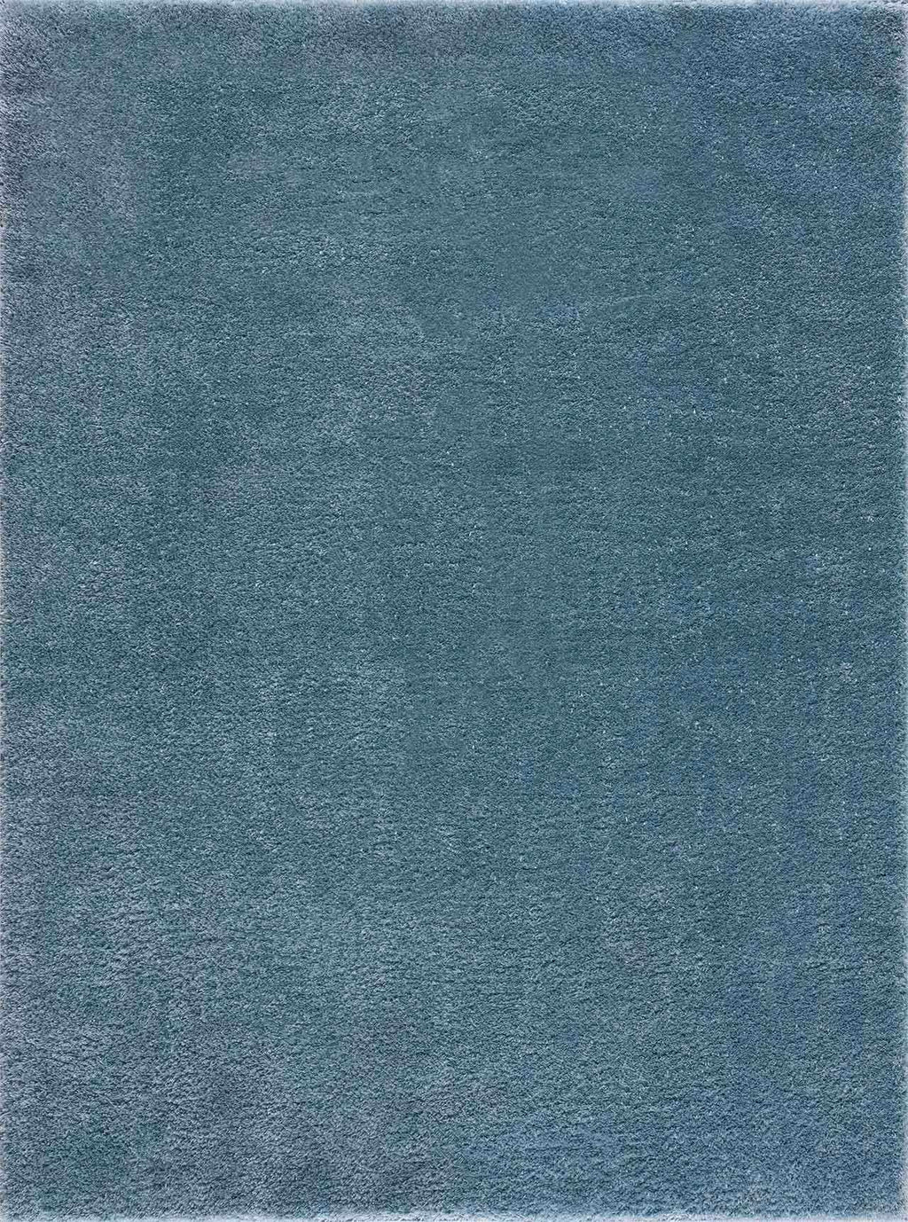 Heavenly Solid Blue Plush Rug - Clearance