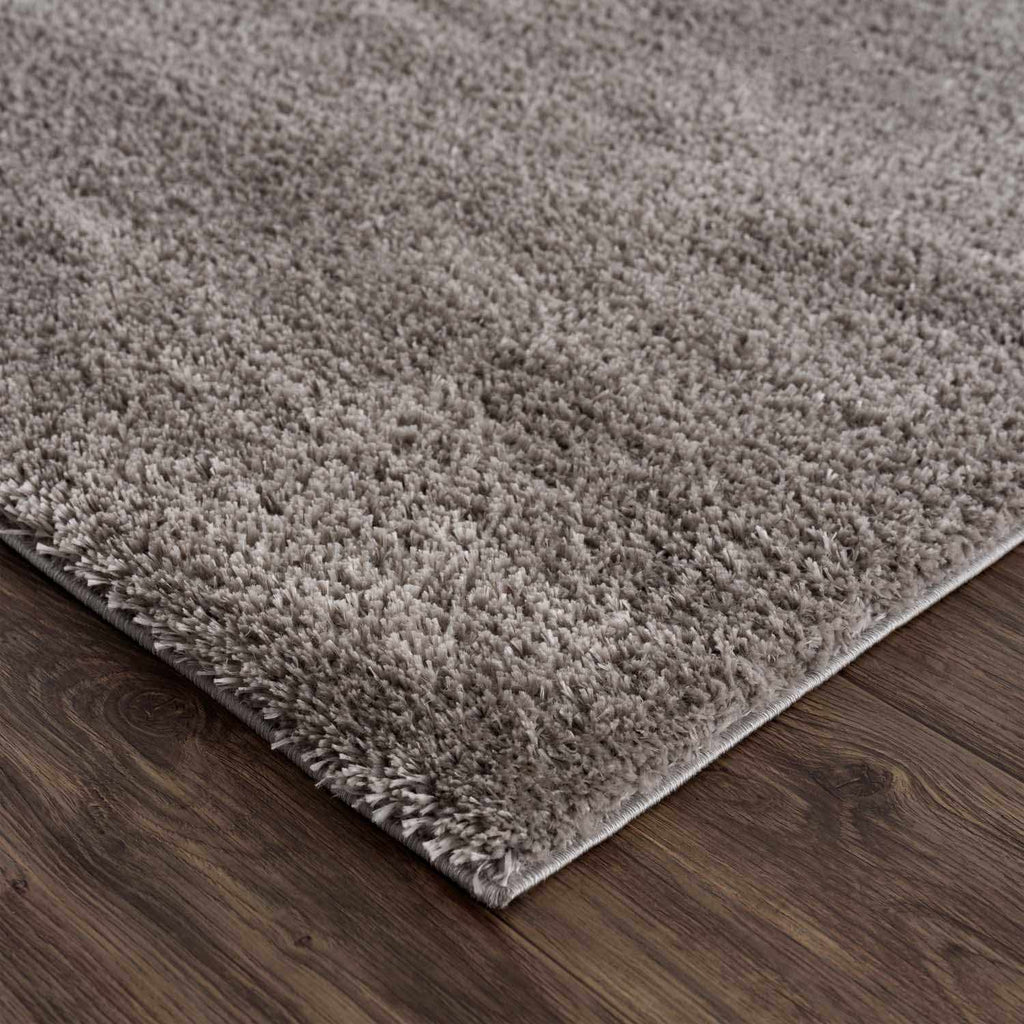 Charven Charcoal Subtle Wavy Abstract Modern Minimalist Polyester Machine Woven Area Rug