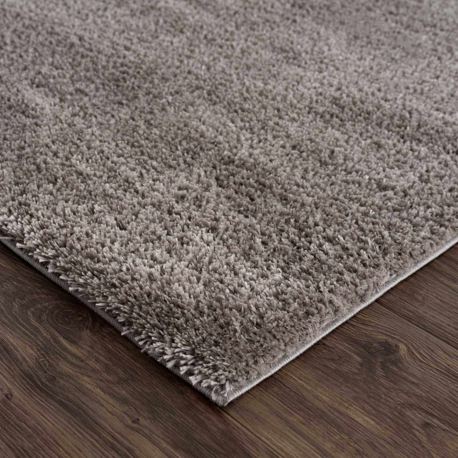 Charven Charcoal Subtle Wavy Abstract Modern Minimalist Polyester Machine Woven Area Rug