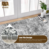 Vintage Persian washable area rug — Graphite and Mist — product image 5 of 5