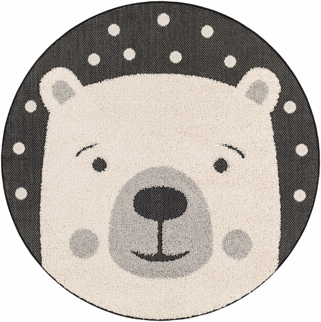 Kids Bear Animal Print Nursery Area Rug - Clearance