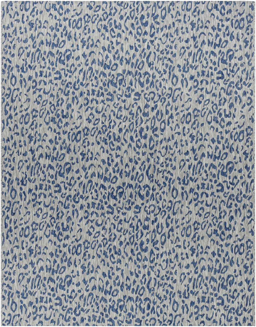 Skipsea Blue Leopard Performance Rug