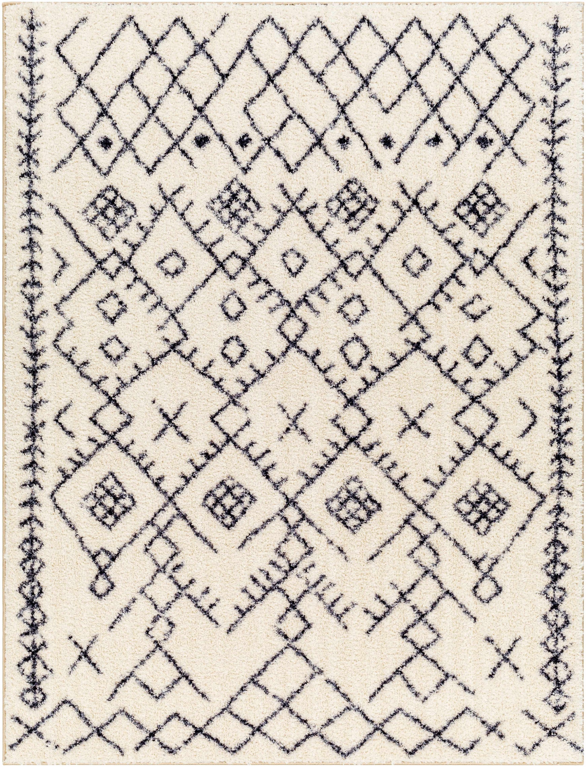 Elyes Beige Washable Area Rug - Clearance