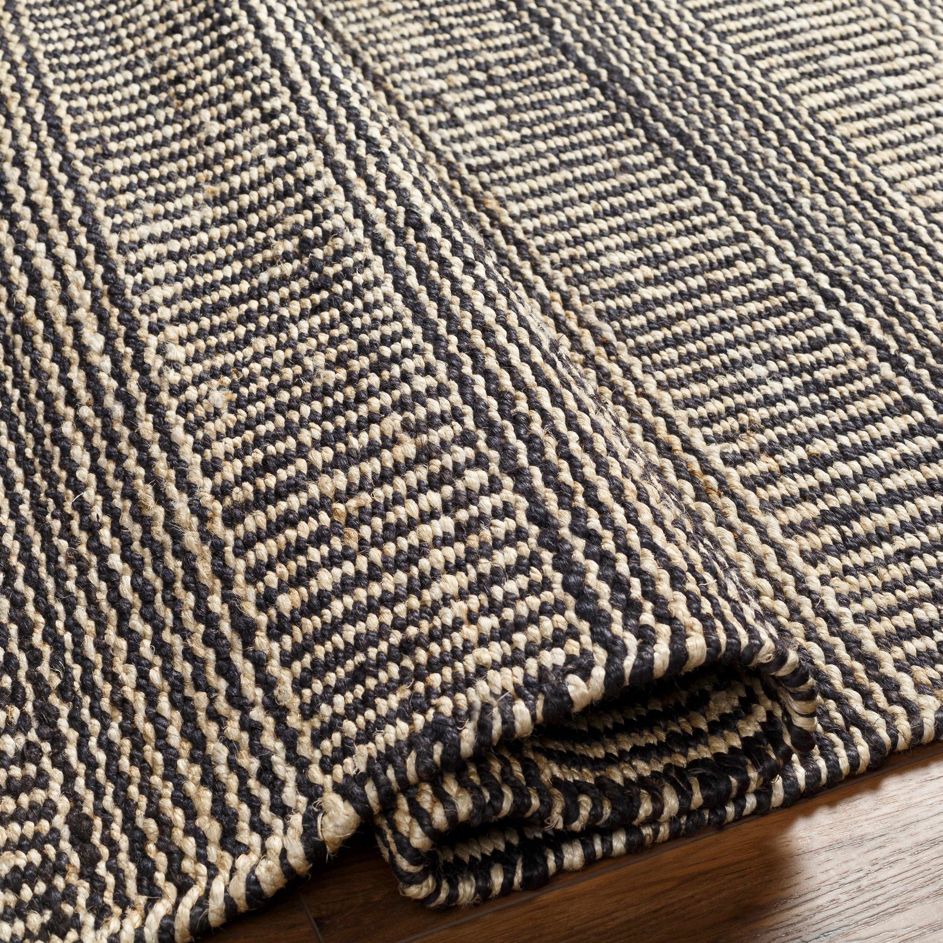Black Elle Area Rug - Clearance
