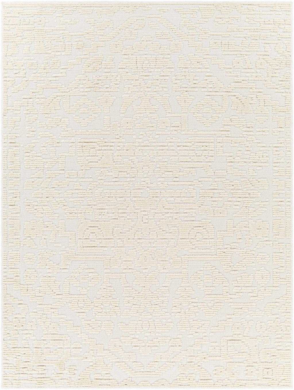 Beren Cream Washable Area Rug - Clearance