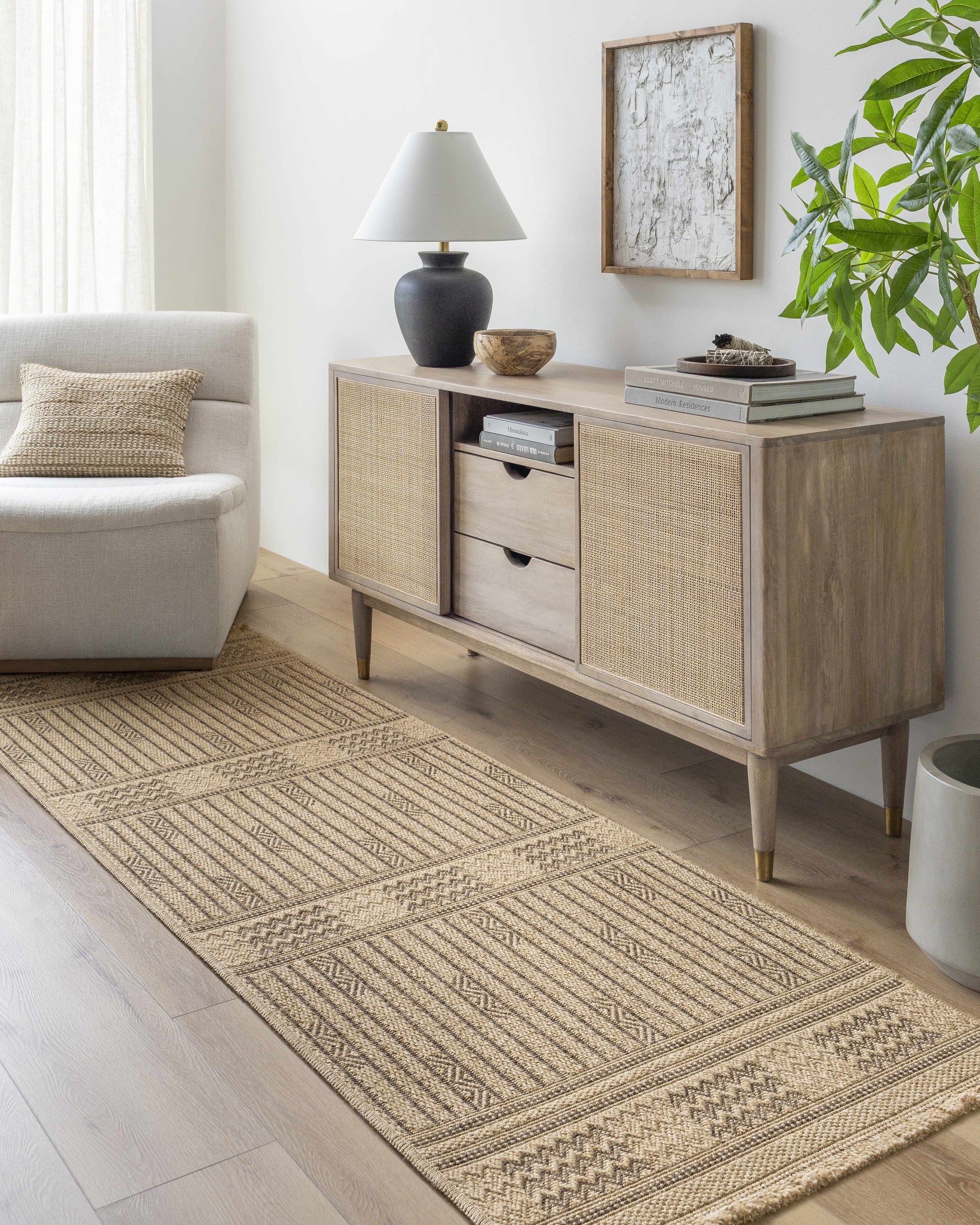 Gerik Faux Jute Rug