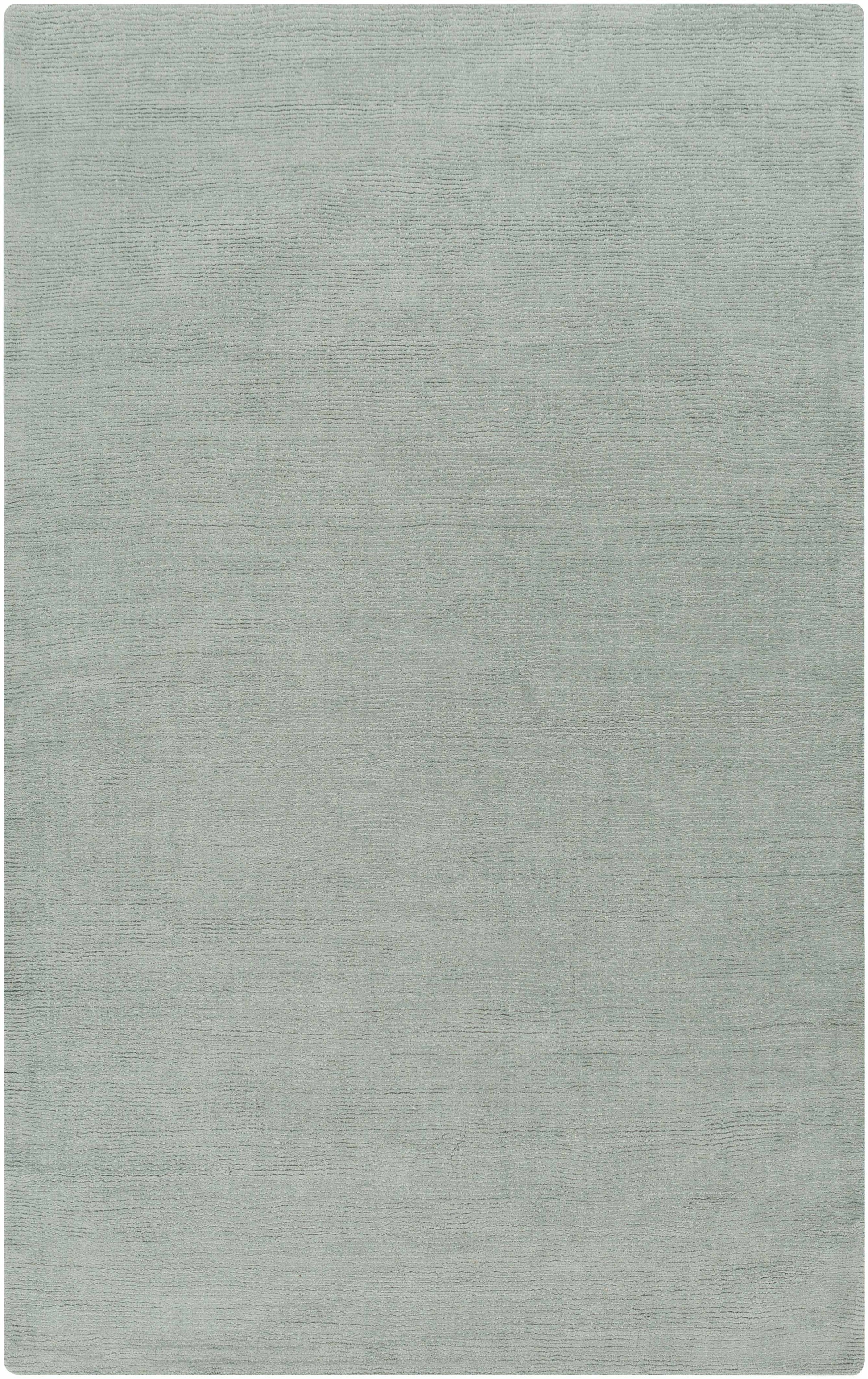 Brockton Solid Dusty Sage Wool Rug