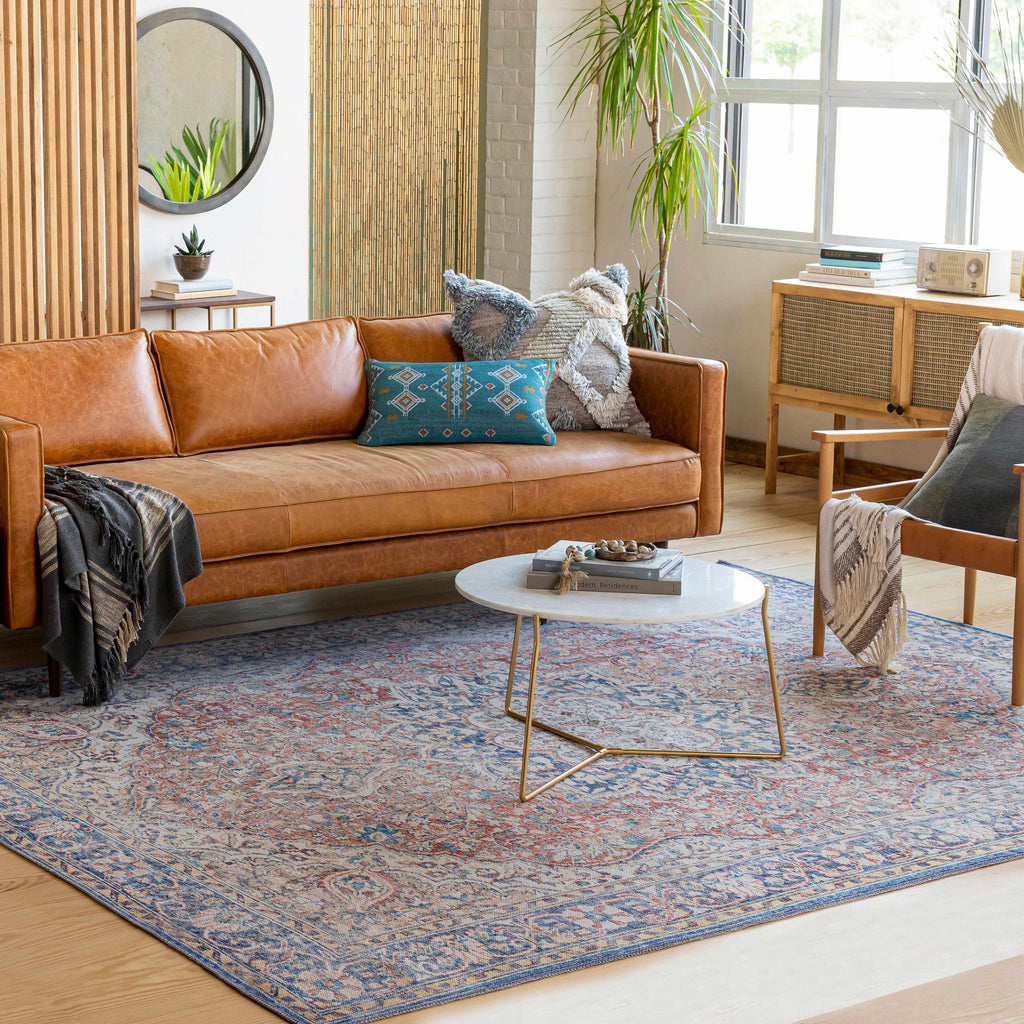 Wacousta Red&Blue Washable Rug - Promo