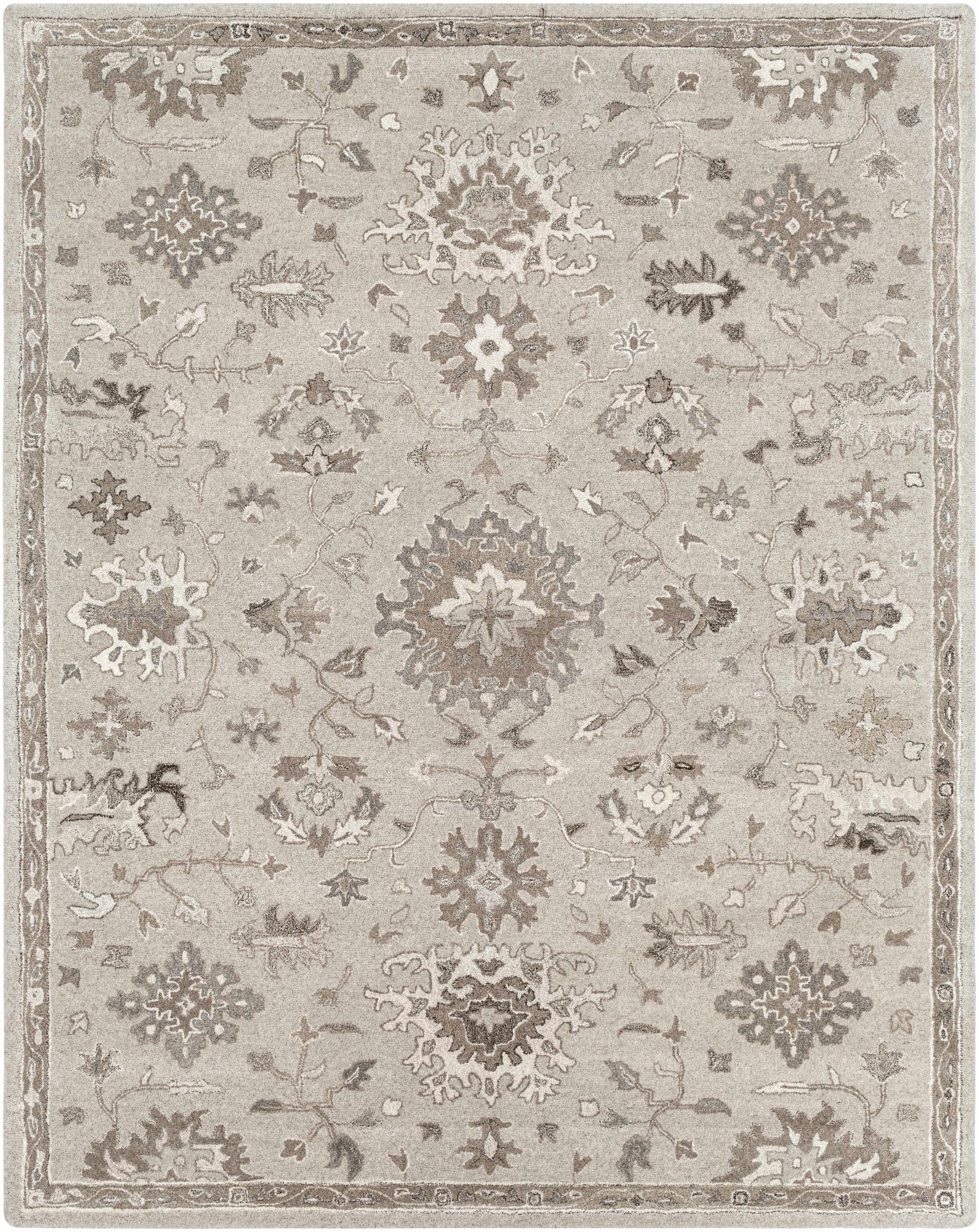 Willimantic Beige Thick Wool Rug