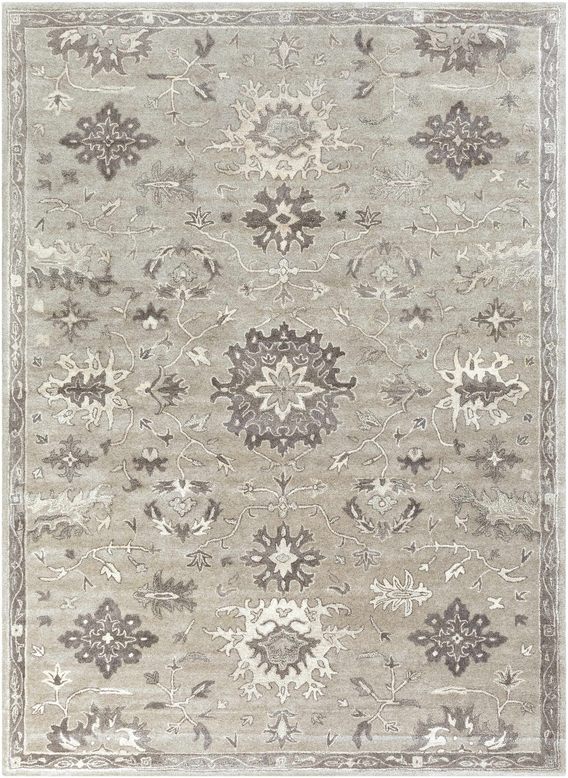 Willimantic Beige Thick Wool Rug