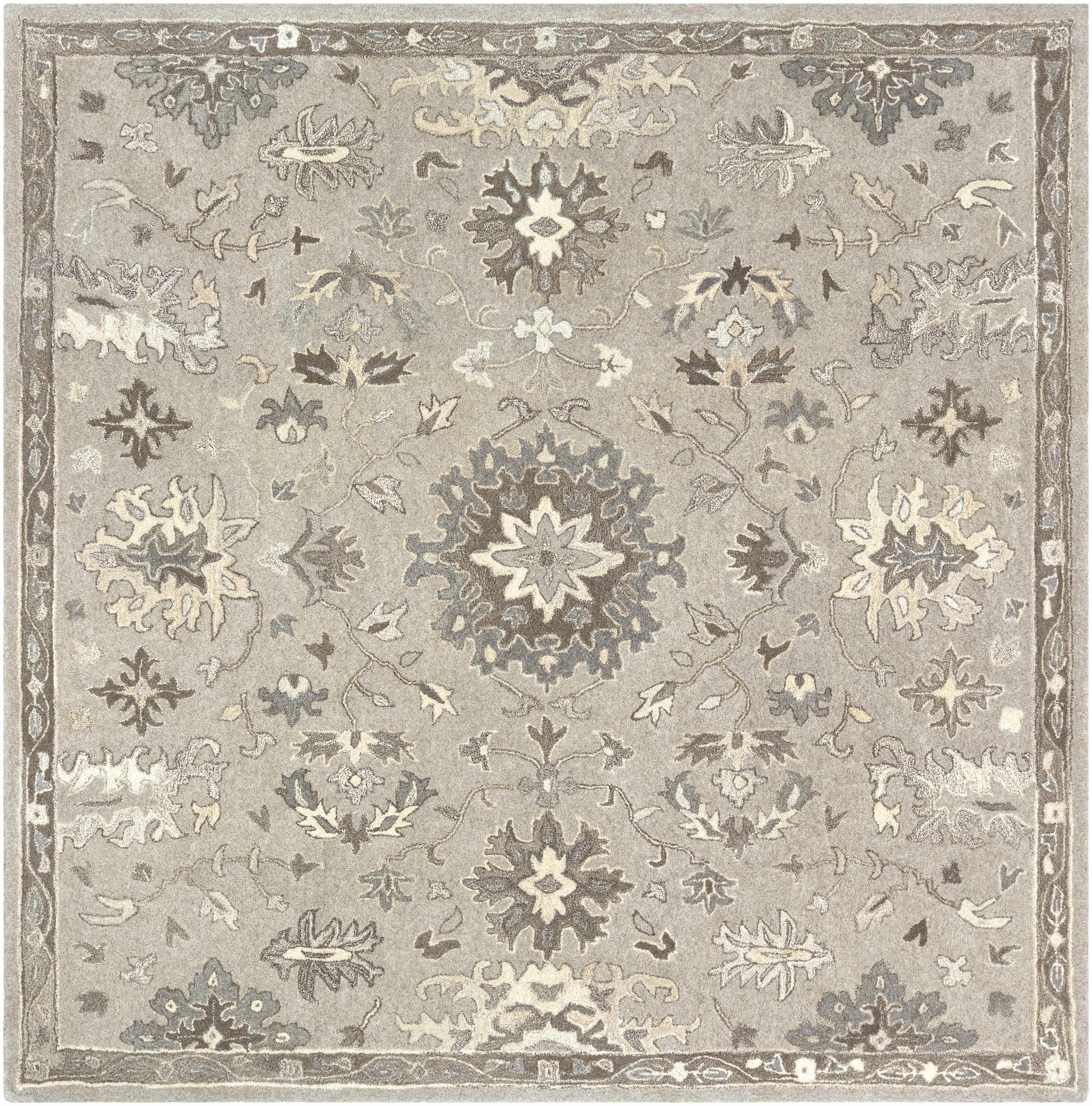 Willimantic Beige Thick Wool Rug