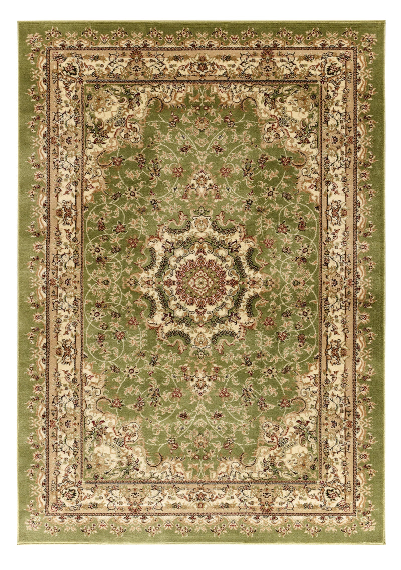 Yasmin Green Victorian Oriental Area Rugs