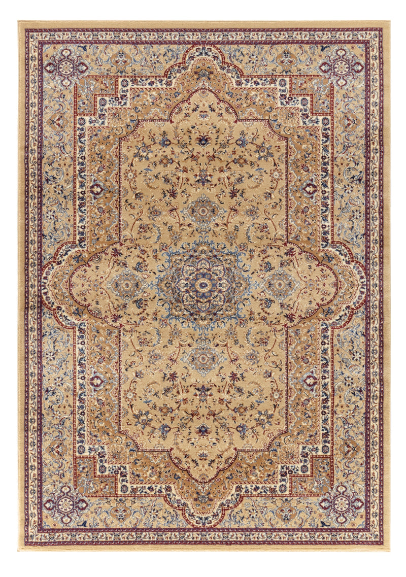 Parisa Beige Victorian Oriental Area Rugs