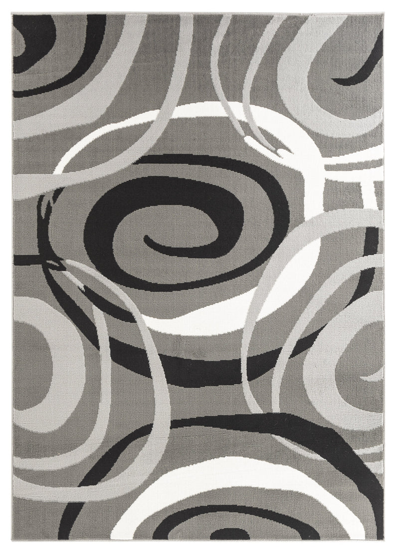 Skylar Gray Abstract Contemporary Area Rugs