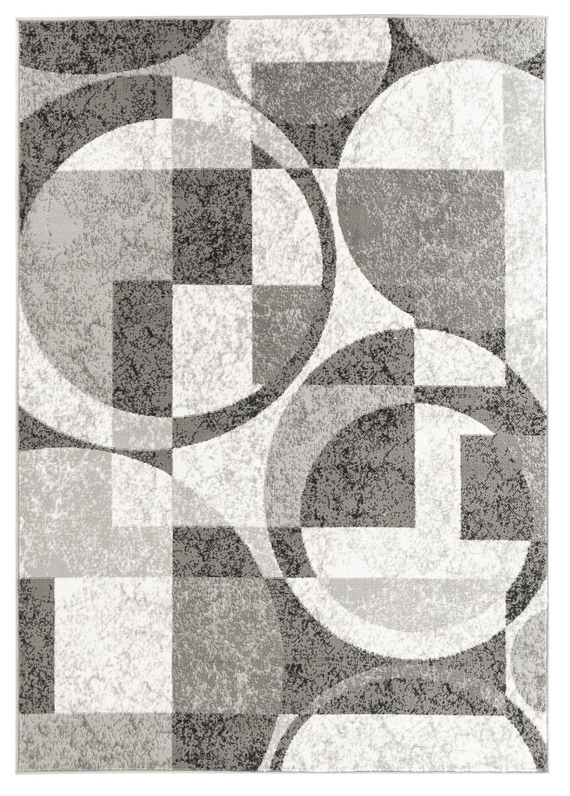 Keira Gray Abstract Contemporary Area Rugs