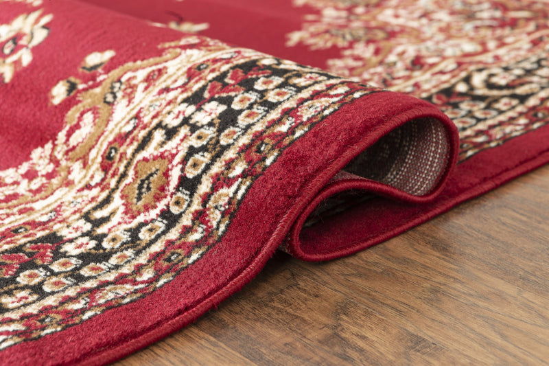 Roya Red Oriental Medallion Area Rugs