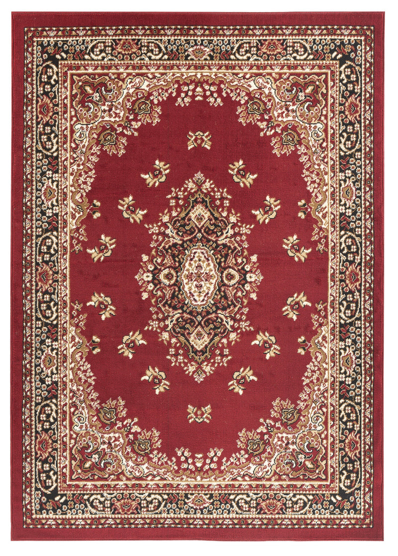 Roya Red Oriental Medallion Area Rugs