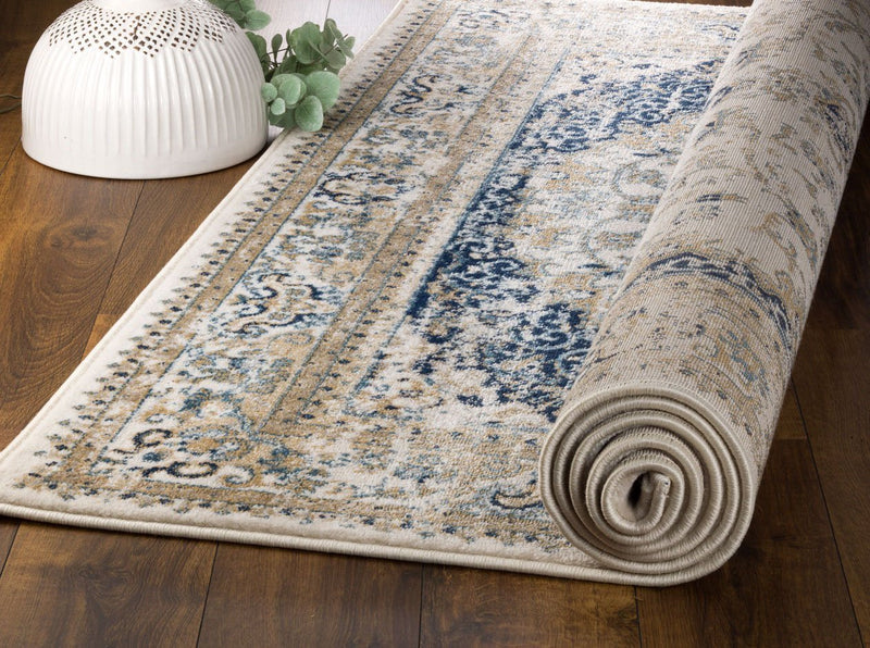 4622 Ivory Persian Distressed Oriental Area Rugs