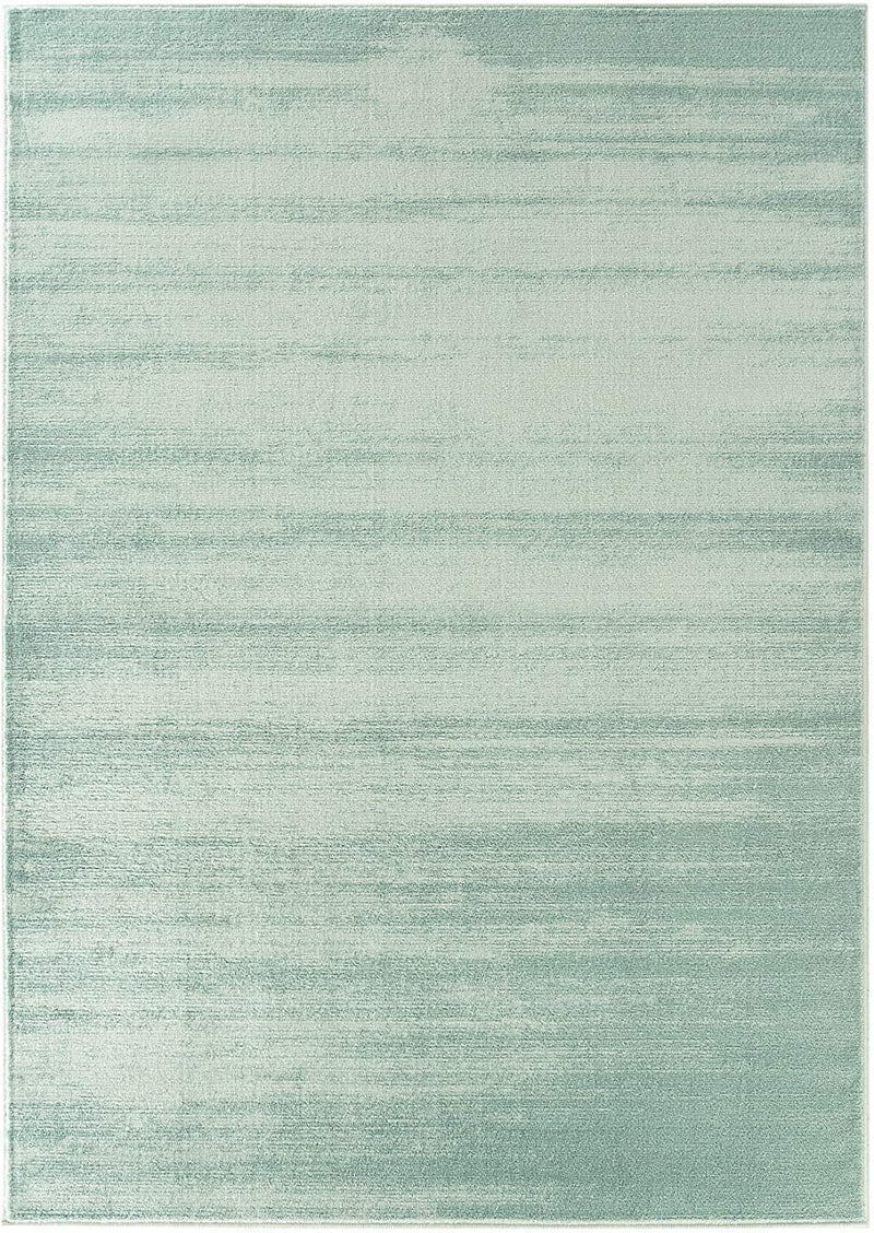 April Turquoise Ombre Contemporary Area Rugs