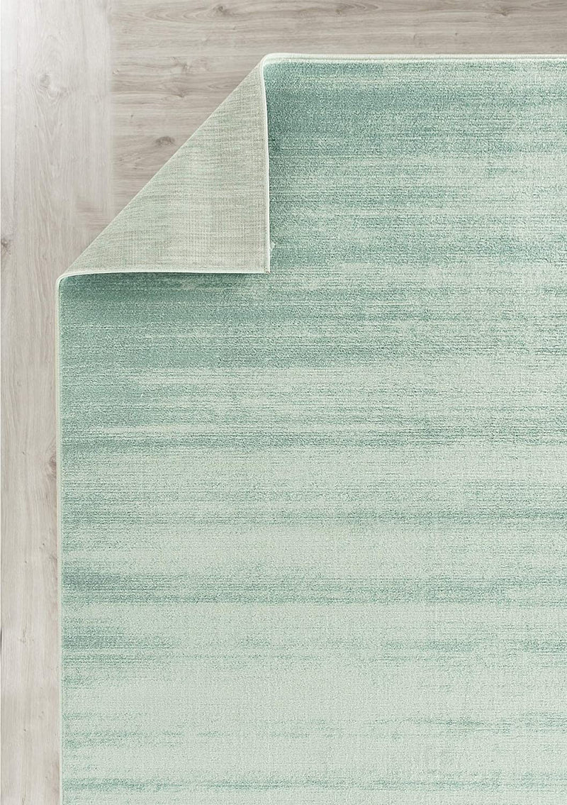 April Turquoise Ombre Contemporary Area Rugs