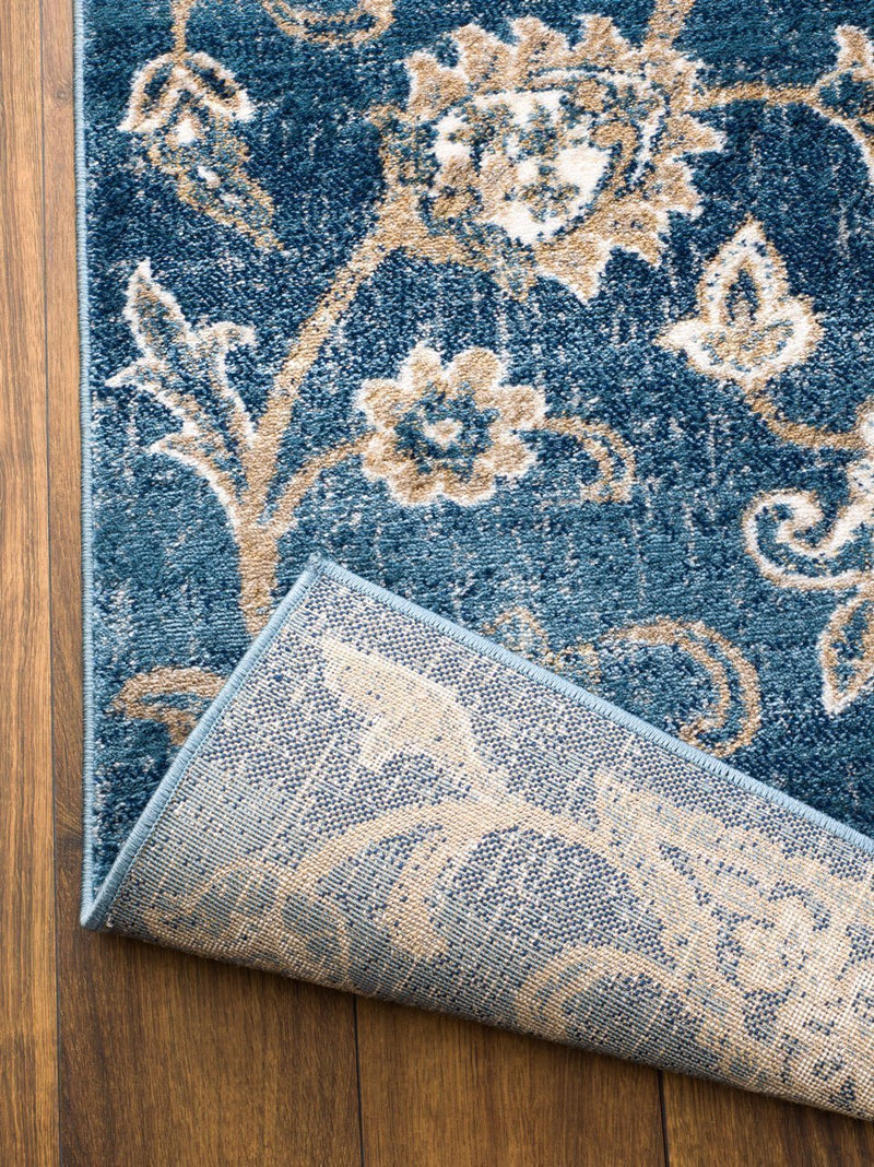 4621 Blue Persian Distressed Oriental Area Rugs