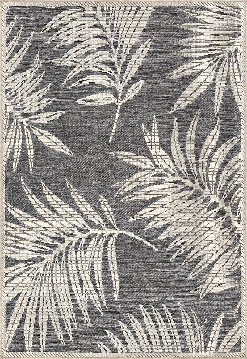 06 Gray Modern Indoor-Outdoor Area Rug