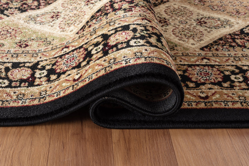 Shabnam Black Levant Design Oriental Area Rugs