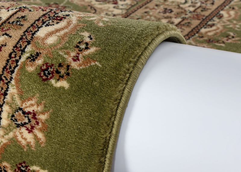 Yasmin Green Victorian Oriental Area Rugs