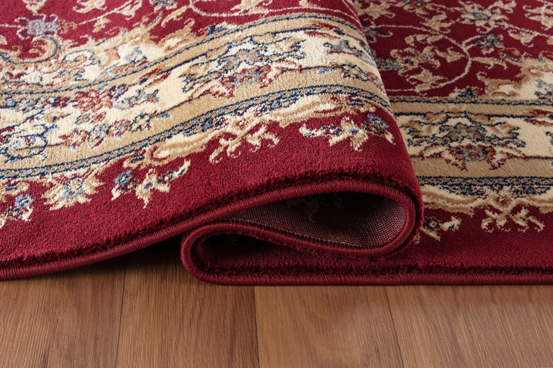 Yasmin Burgundy Victorian Oriental Area Rugs