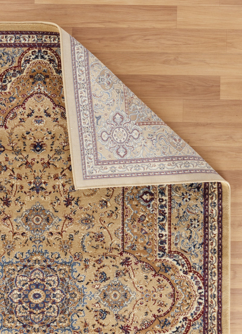 Parisa Beige Victorian Oriental Area Rugs